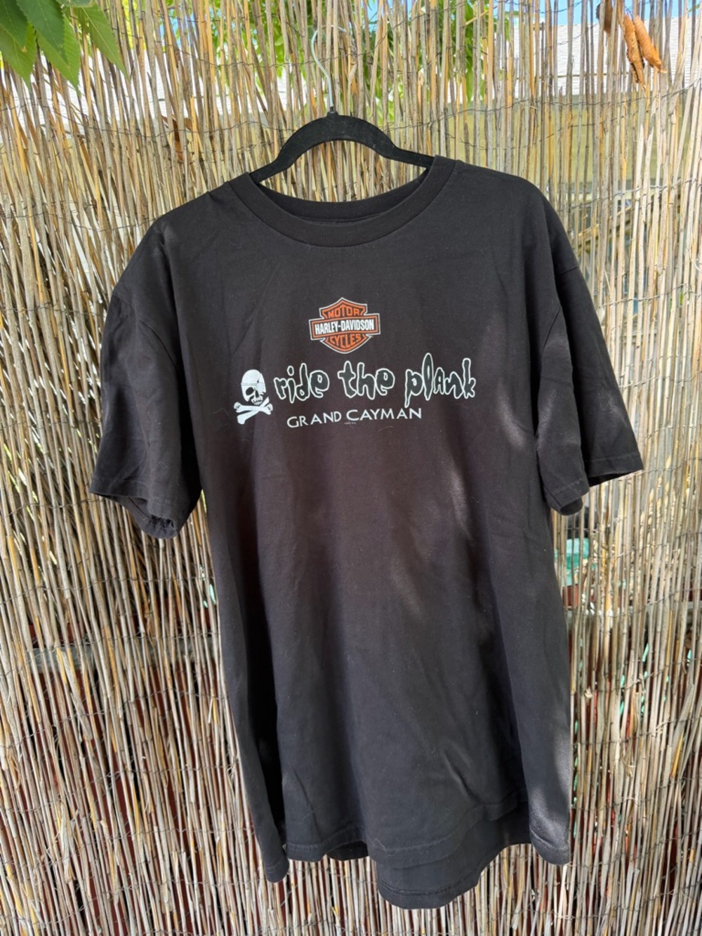 Harley-Davidson Black Short Sleeve 'Ride the Plank' Graphic Tee